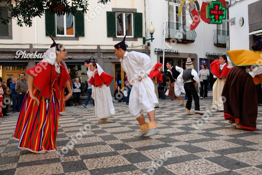 Portugal Madeira Funchal Islanders Of A Gaula Folklore Group In