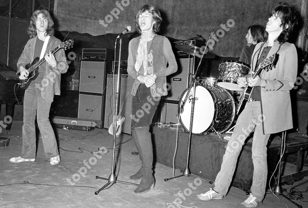 London: Led by lead singer Mick Jagger (centre), The Rolling