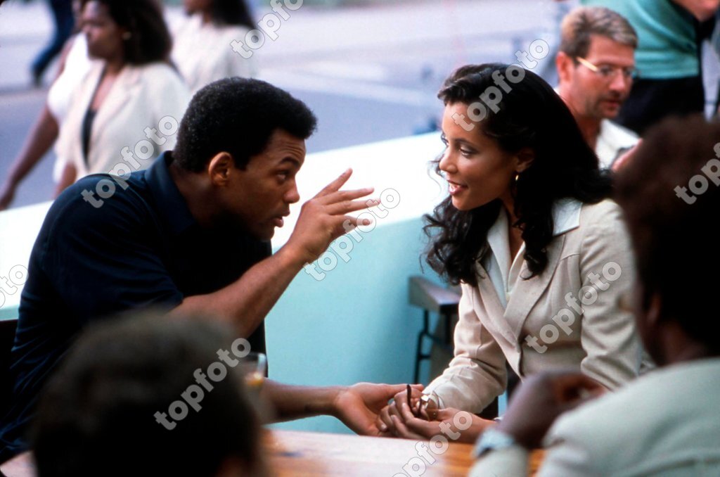 Ali starring Will Smith as Ali and Michael Michele as his third