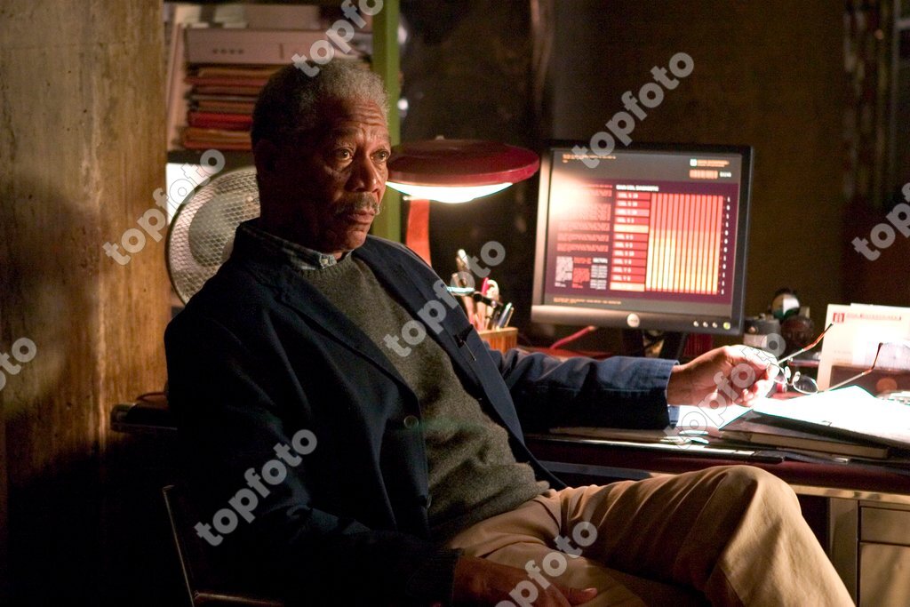 MORGAN FREEMAN as Lucius Fox in Warner Bros action adventure Batman   PHOTOGRAPHS TO BE USED SOLELY FOR ADVERTISING, PROMOTION,  PUBLICITY OR REVIEWS OF THIS SPECIFIC MOTION PICTURE - TopFoto