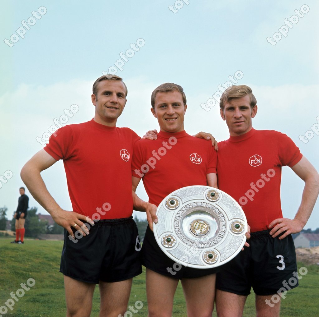 An Undated Picture Shows 1. FC Nuremberg's Players Ferschl (L-R ...