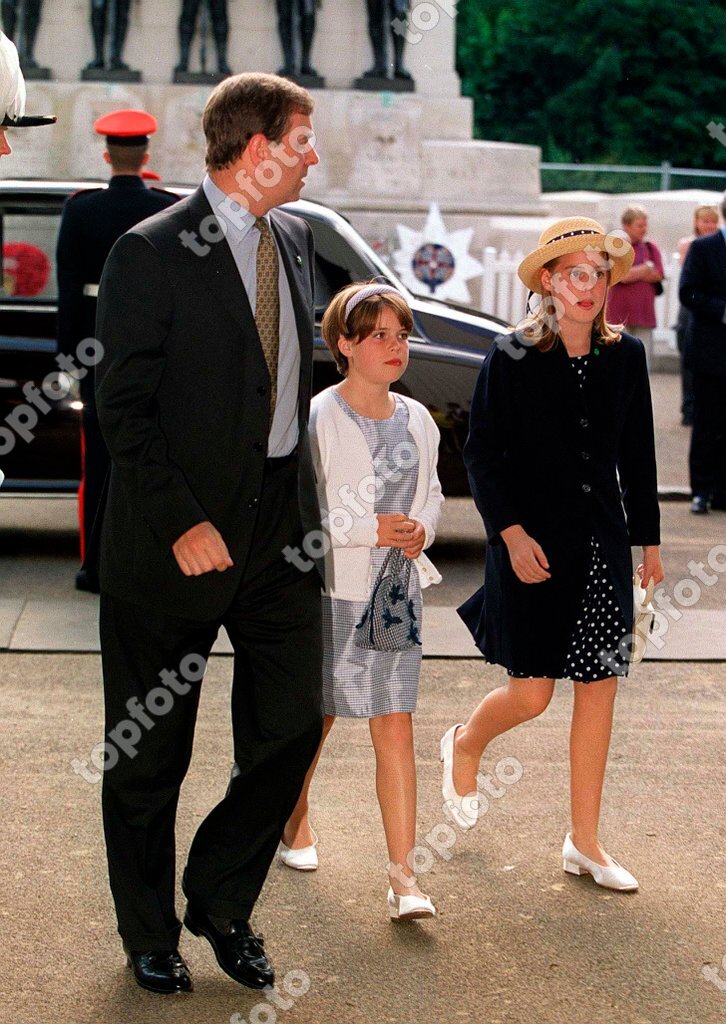 HRH DUKE OF YORK With his daughters HRH PRINCESS EUGENIE and HRH