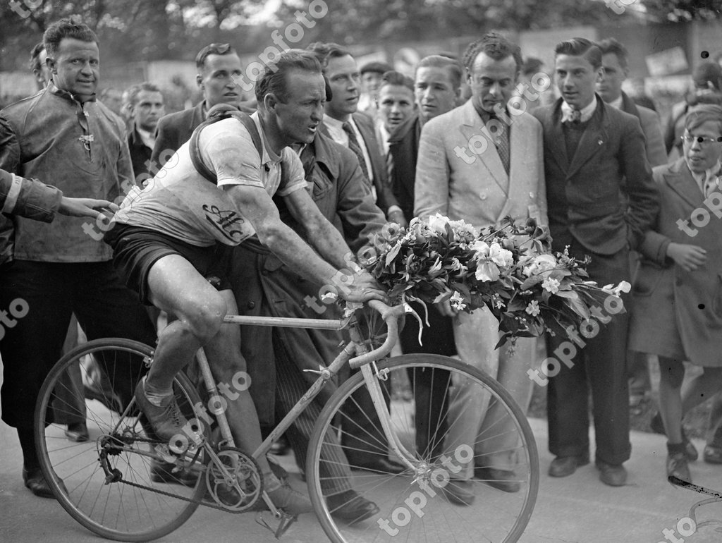 Paris Roubaix Cycling Race Paul Maye 1913 1987 French Cyclist Winner Of The Race April 29