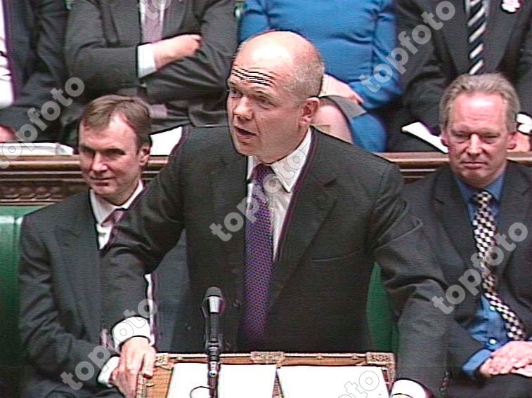 Leader Of The Opposition William Hague Addresses The House Of Commons   1325055 