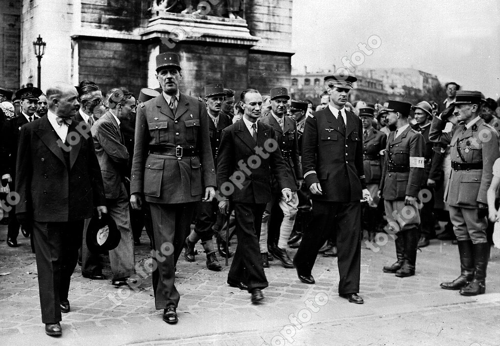 War 1939-1945. Liberation of Paris, August 26, 1944. General Charles de ...