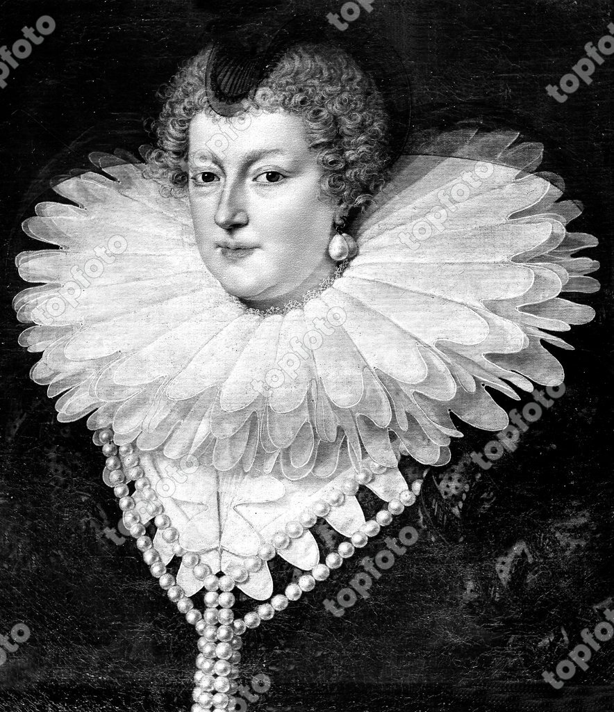 Marie De Médicis ( 1573-1642 ), Queen Of France, Second Woman(wife) Of ...