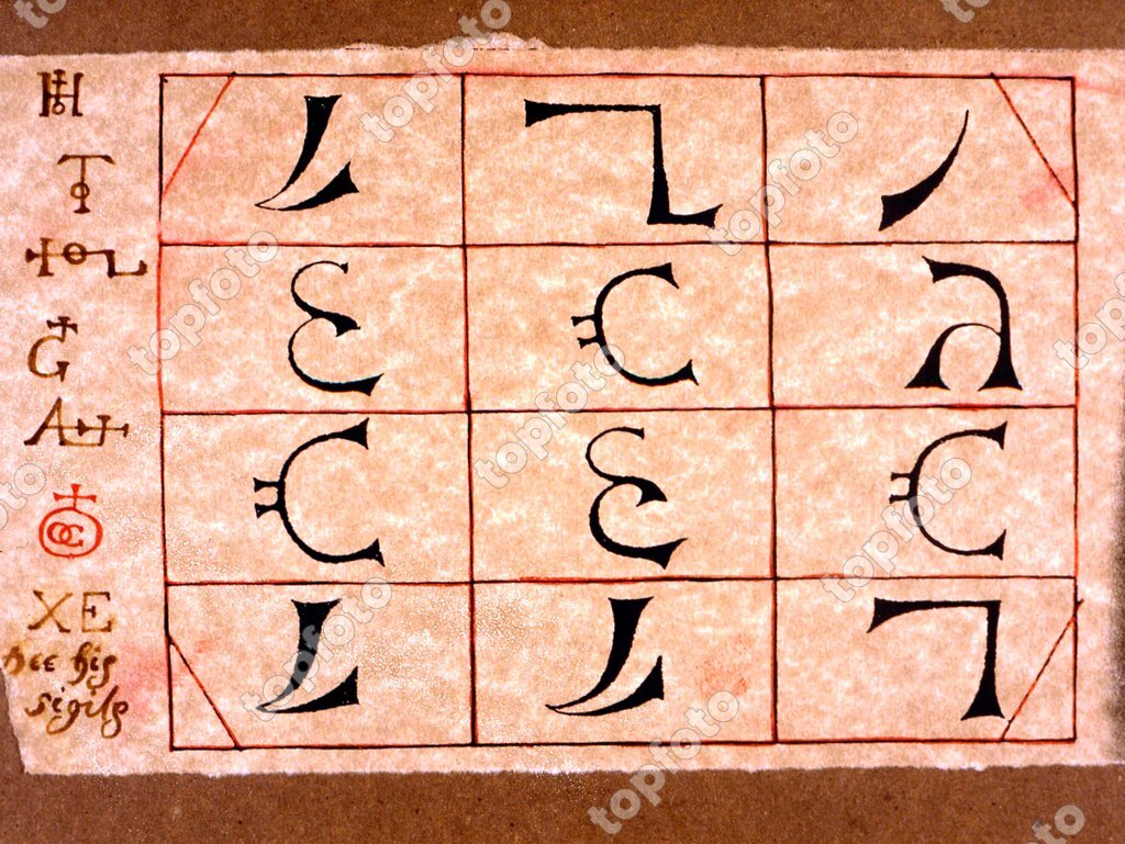 enochian alphabet